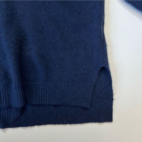 Anthropologie NAVY Cashmere Cassini Sweater Small - Picture 8 of 11